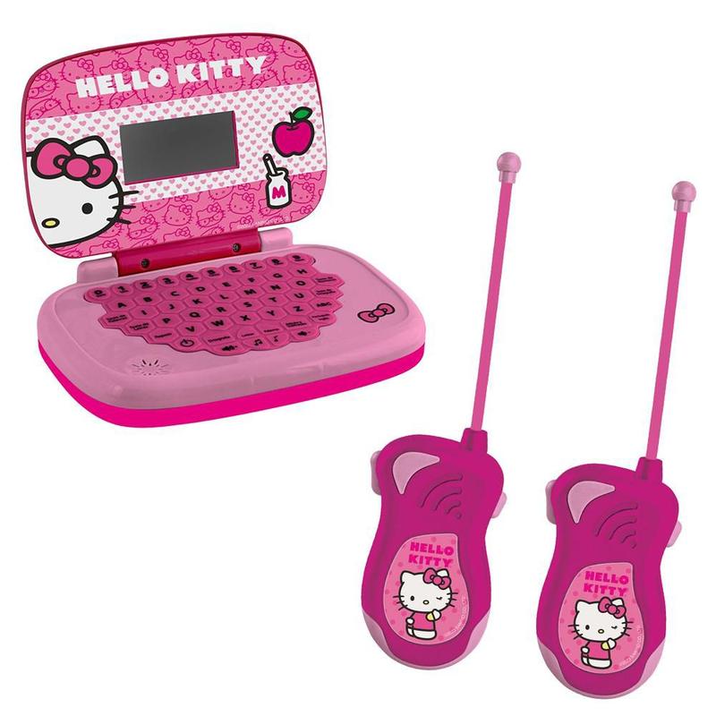Kit Laptop Hello Kitty (5912) + Walkie Talkie Hello Kitty (5960